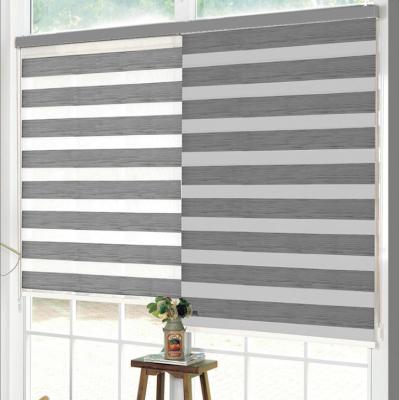 China CLASSIC Manufacturer Wholesale Blind Day And Night Patio Shades Blinds Zebra Material Roller for sale