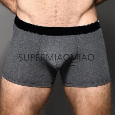 China shopee bamboo underwear men selling heather underwear big men boxer sexy hot gray antibacterial underwear for sale