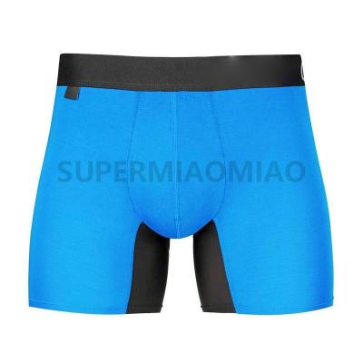 China Antibacterial Bamboo Boxer Organic Bamboo Blue Stretch Underwear Men Australia Underwear Bamboo Fabric S for sale