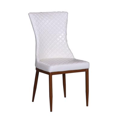 China Luxury High End Morden Home Furniture High Back Leather Dining Chairs for sale