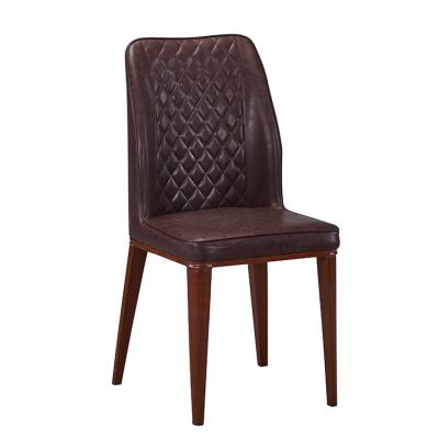 China Morden Manufacturers Wholesale Chair Modern Design Style Chair Seat Nordic Dining Synthetic Leather Chair for sale