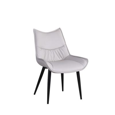 China Traditional manufacturers wholesale Nordic dining chair modern style style synthetic leather chair seat for sale