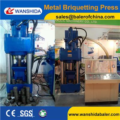 China Y83-5000 hydraulic metal aluminum copper scrap sawdust chips briquetting briquetter press machine for sale