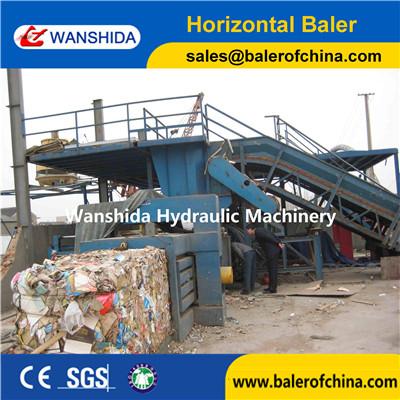 China Automatic Horizontal Waste Paper Baler for sale