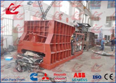 China Q43W-4000A Horizontal Container Scrap Metal Shear steel Cutting Machine PLC Automatic Control for sale