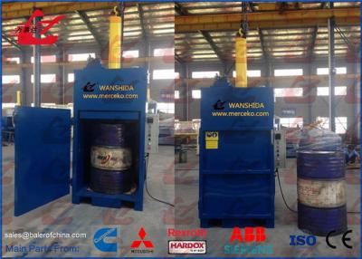 China Vertical Baler Drum Compactor for Oil Drum Baling Press Y82-25 Drum Crusher Popular for sale