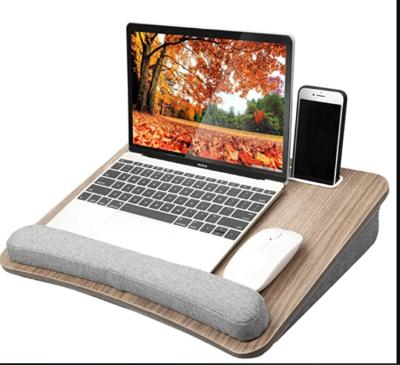 China (Size) Portable Adjustable Wooden Laptop Stand 2 in 1 Adjustable Bamboo Laptop Stand Holder for Desk - Easy for sale