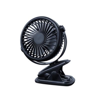 China Portable Clip On Fan 1200 mAh USB Rechargeable Battery Powered Clip On Portable Mini Desk Fan With 3 Speeds 270 Rotate For Home Office O for sale