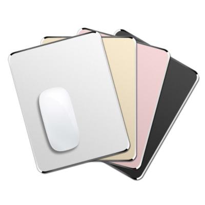 China Durable Office Custom Logo Metal Aluminum Gaming Mouse Pad ,Custom Logo Luxurious Aluminium Metal Mouse pad for sale