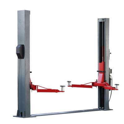 China Red Single Side Mount Car Lift 2 Post Car Lift 4000kgs Release Home Garage Used 4T for sale