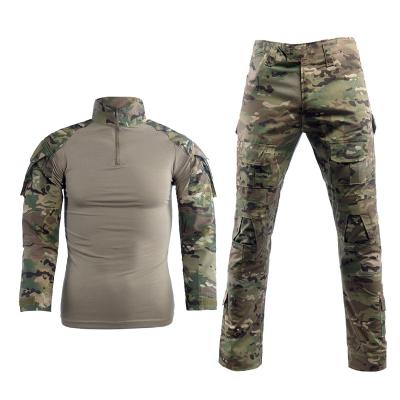 China MultiCam CP Outdoor Breathable Tactical Frog Protective Clothing Color Combat Breathable Top Selling Uniform Suit for sale