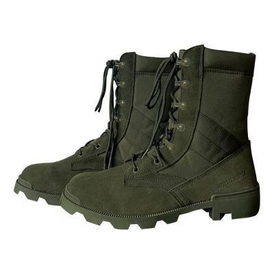 China Black Leather Outdoor Activies Ankle Men Combat Boots Desert High Outdoor Training Boots Black Leather Boots Tactical for sale