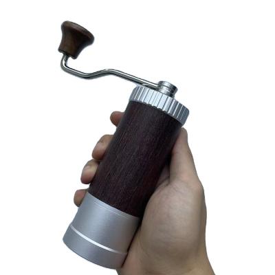 China Sustainable Portable Coffee Grinder 25g Powder Capacity Custom Design Manual Coffee Grinder For Sus Burrs Hand Camping Conical Coffee Grinder for sale