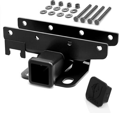 China Factory-direct Dropshipping 2022 Door Kit Custom Fit Jeep Wrangler 2007-2018 JK Door 2 & 4 Hitch & 2 Inch Black Hitch Receiver Cover for sale