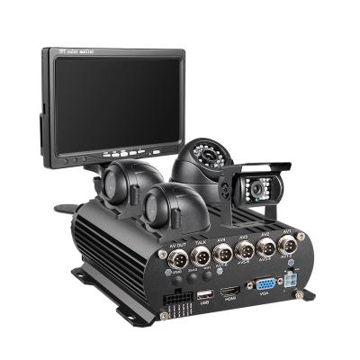 China NIGHT VISION MDVR Kit with 4 Channel 1080P AHD HDD DVR 4 IR Night Vision Cameras and 7 Inch VGA Mobile Waterproof Monitors for sale