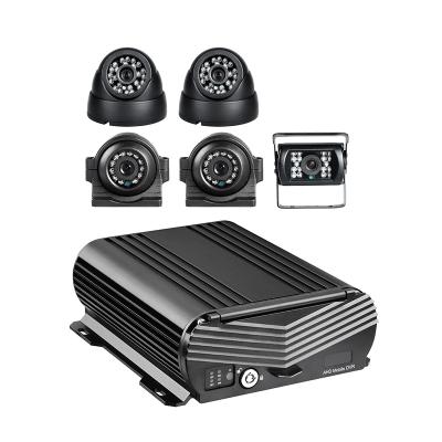 China NIGHT VISION 8 Channel Mobile GPS 1080N AHD HDD DVR Camera Kit with 5 IR Cameras for Truck/Bus/Van/RV for sale