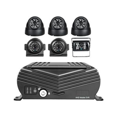 China NIGHT VISION 8 Channel WIFI GPS 1080N AHD HDD DVR Mobile Camera Kit with 6 IR Night Vision Cameras for Truck/Bus/Van/RV for sale