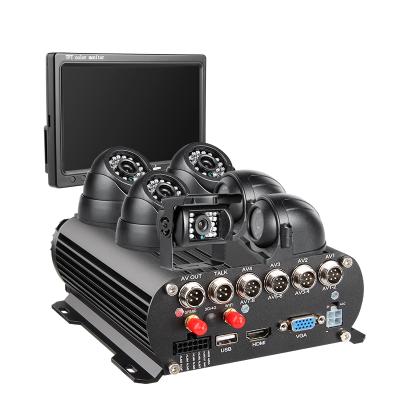 China NIGHT VISION CCTV System with 8CH WiFi GPS 1080P AHD HDD Mobile DVR 7 inch VGA Monitor and 6 Waterproof IR Cameras for sale