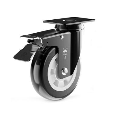 China OEM service only hot selling rigid screw caster wheel swivel suitable for dustbin for sale for sale