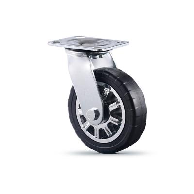 China Wholesale Best Price Rigid Heavy Duty Stainless Steel Trash Can Caster Wear Resistant Wheels On Sale for sale