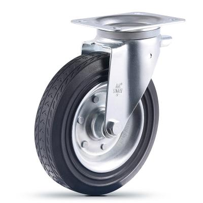 China China Manufacturer Oem Service Iron Garbage Bin Container Rigid Casters Wheels For Sale for sale