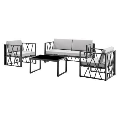 China Modern garden furniture outdoor  patio furniture alum furniture  set for sale