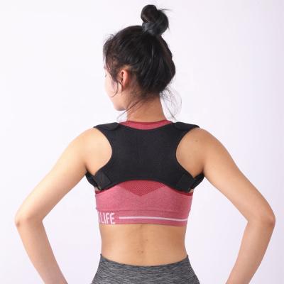 China Breathable Adjustable Shoulder Clavicle Belt Therapy Support Pain Relief Back Brace Posture Corrector for Men and Women for sale