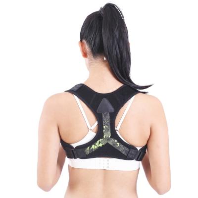 China Adjustable Soft Reflective Wholesale Corrector Band Clavicle Support Back Straightener Shoulder Brace Posture Upper Back Corrector For Men Women for sale