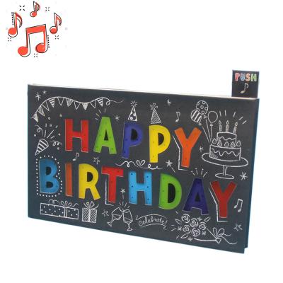 China Europe OEM LCD birthday gift video display greeting card 3 inch autoplay video greeting card for sale