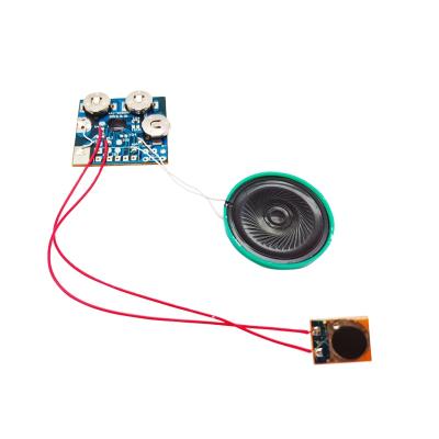 China Europe 30s Recordable Music Voice Module Chip 0.5w Sound Greeting Cards for sale