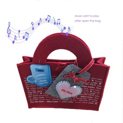 China 2021 Europe new product ideas music bag music gift bag music paper bag for promotion for sale