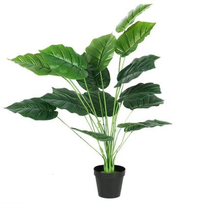 China Plastic+iron wire High Quality Factory Artificial Plants 18 Artificial Pineapple Leaves for sale