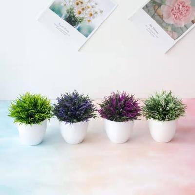 China Plastic Wholesale Artificial Plant Plastic Bonsai Artificial Plants Indoor Home Garden Decor Plant Pots for sale