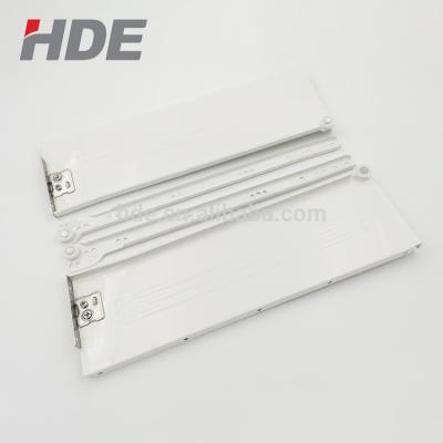 China Modern Functional Soft Finish Kitchen Metal Box Drawer Telescopic Heavy Duty Slide for sale