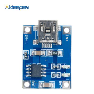 China 4.5~5.5V TP4056 USB 5V 1A 18650 Lithium Battery Charger Board With Led Indicator Auto Protection 010201 for sale