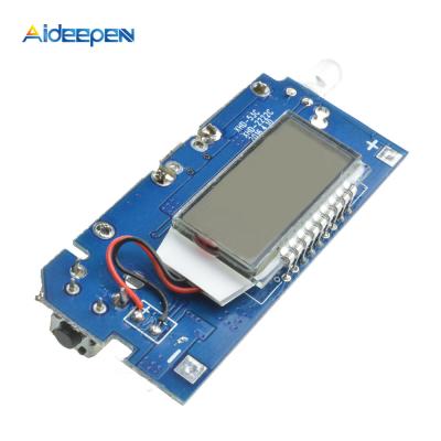 China Dual USB 5V 1A 2.1A 18650 Battery Panel Charger Mobile Power Bank Module PCB LCD Display Display For Arduino 011197 for sale