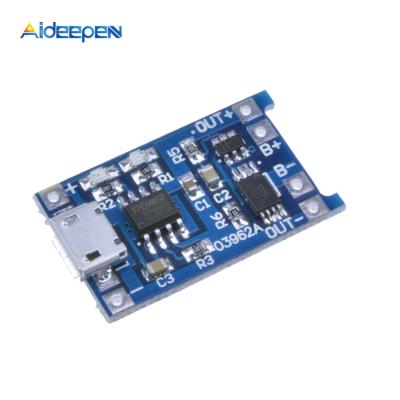 China USB 5V 1A 18650 TC4056A replace TP4056 lithium battery charger module charging board with automatic protection 010457 for sale