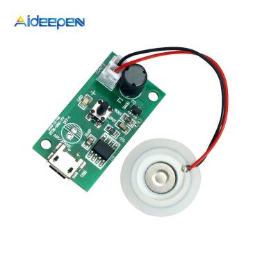 China Ultrasonic Mist Maker Spraying Fogger Humidifier Module D20mm 113KHz w/ PCB 35*20*17mm for sale