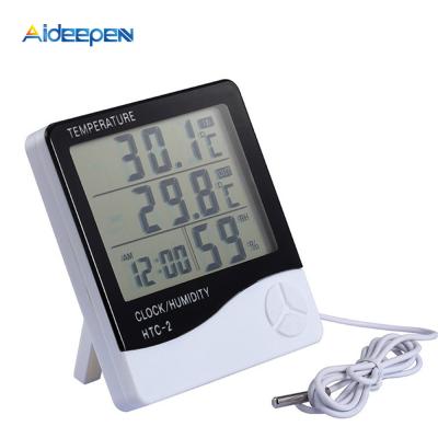 China Inside and Outside Home Electronic Hygrometer Thermometer Precision HTC-2 011575 for sale