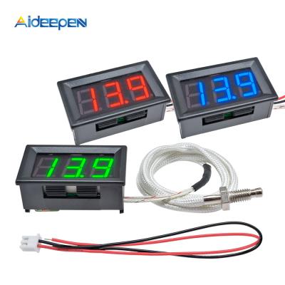 China XH-B310 Digital Tube Thermometer 12V LED Display Temperature Meter Thermocouple M6 K-Type Tester 012772 for sale