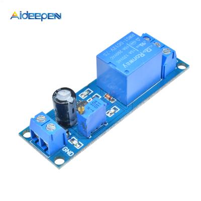 China Blue NE555 DC 12V Delay Timer Triglyceride Ger Switch Module NE555 Oscillator 010154 Adjustable 0 to 10 Second for sale