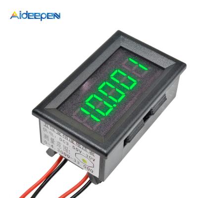 China DC 0-4.3000-33.000V 5 Digit Green LED Digital Voltmeter Voltage Meter Car Panel 45 x 26 mm (L*W) for sale