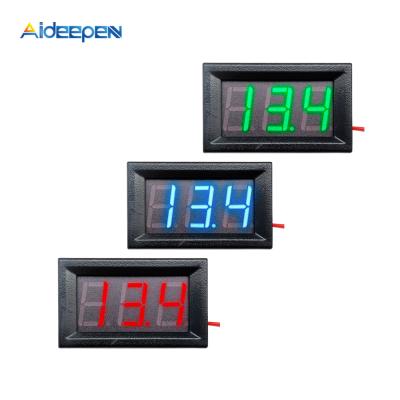 China Aideepen 0.56 Inch Mini Blue LED Digital Panel Voltage Meter Voltmeter 030518 for sale