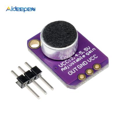 China GY-MAX4466 MAX4466 Electret DC Microphone Amplifier Module Adjustable Gain 2.4-5V OUT OF Ground VCC Amplifier Board 011708 for sale