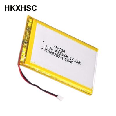 China Deep Cycle Battery Lithium Polymer 656294 3.7V 4000mAh Usb Rechargeable Lithium Battery For Scooter for sale