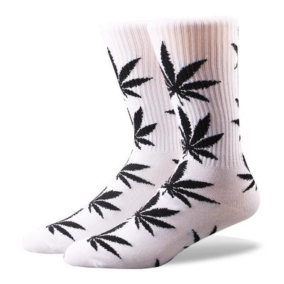 China 2021 Newest High Quality Cotton GG Maple Leaf Mens Fashionable QUICK DRY 100% Cotton Socks Wholesale for sale