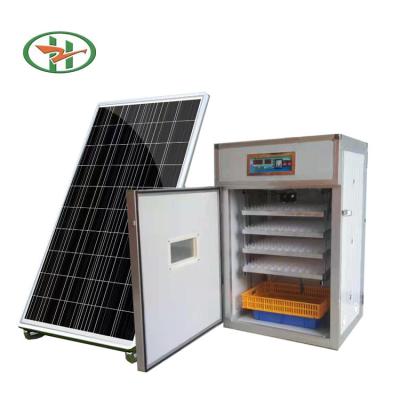 China Home Use Industrial Automatic Temperature Solar Powered Egg Incubator For Chicken Duck Gooes Quail for sale