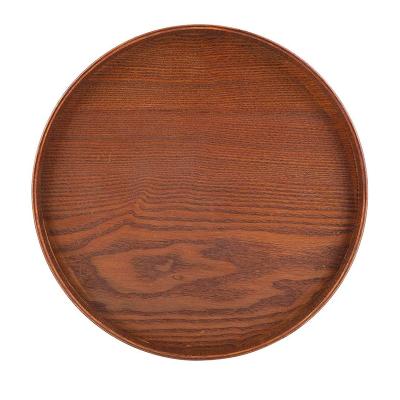 China Wholesale Custom Rustic Wooden Stool Home Serving Tray Round Serving Tray Eco-Friendly Kitchen for sale