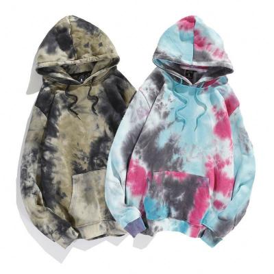 China Anti-wrinkle spring fleece waist pocket hoodie with letter logo hoodie pour man men's tie dye hoodies for sale