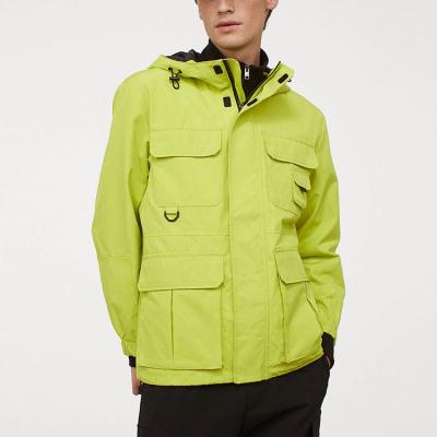 China QUICK DRY Patch Pockets 100% Polyester Outdoor Street Wear Wind Breaker Fisherman Jacket for sale